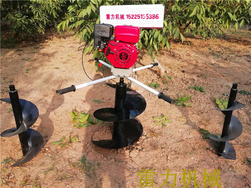 山坡地電（diàn）線杆鑽孔機打洞實用