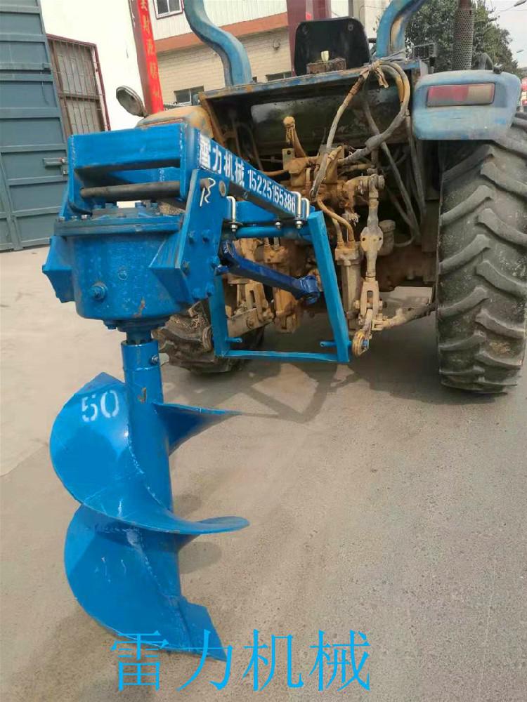 拖拉機挖坑機大小鑽頭都能帶