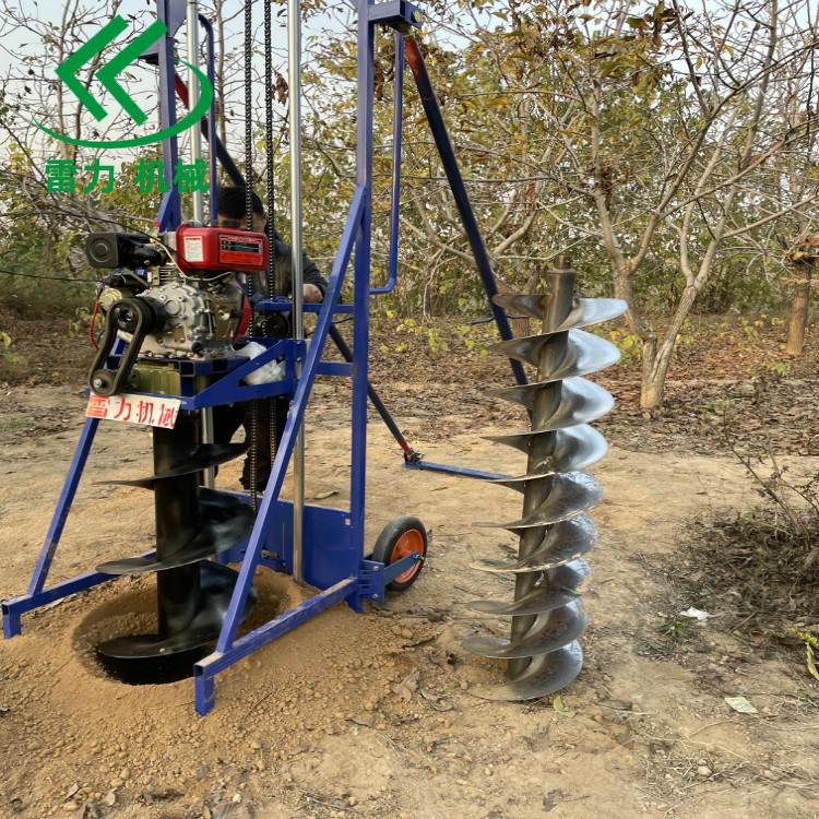 全自動（dòng）挖坑機（jī）栽電線杆深度打洞更合適