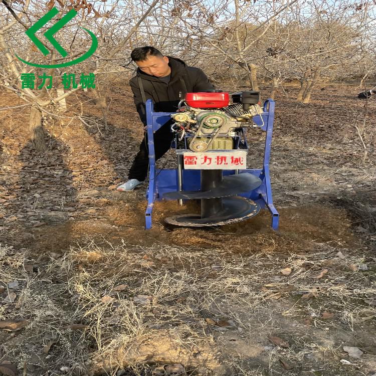 新式植樹挖坑機鑽大（dà）直徑洞孔更合（hé）適