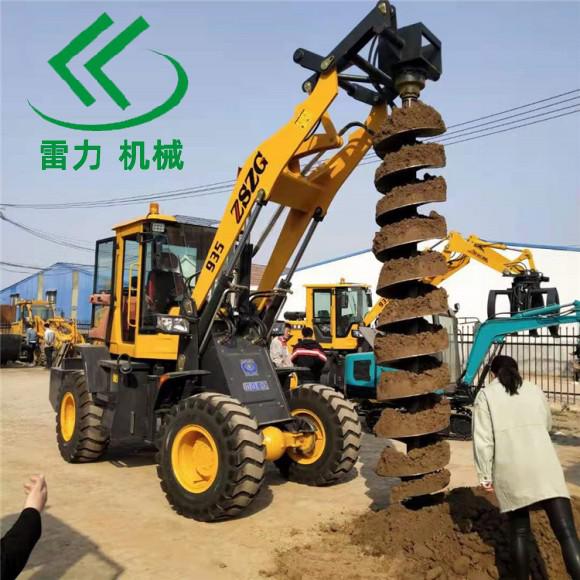 挖機帶（dài）式螺旋打樁鑽孔（kǒng）機定（dìng）製
