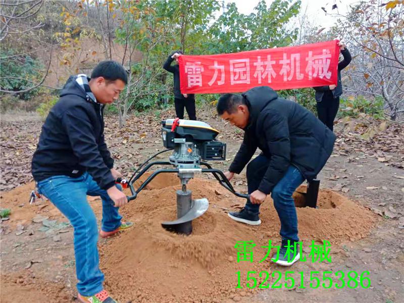 新（xīn）款四衝程植樹（shù）打（dǎ）坑機