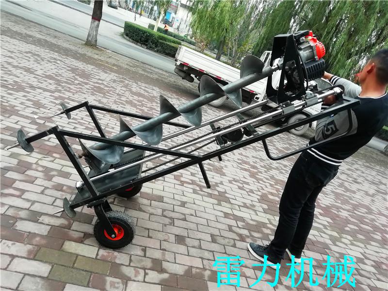 手推(tuī)架子式電線杆打坑機 手推架子式電線杆打坑機