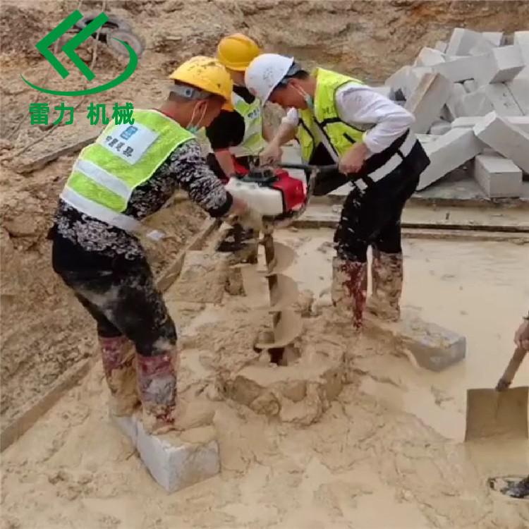 自動打樁機配多種型號鑽頭 自動打樁機配多種型號鑽頭