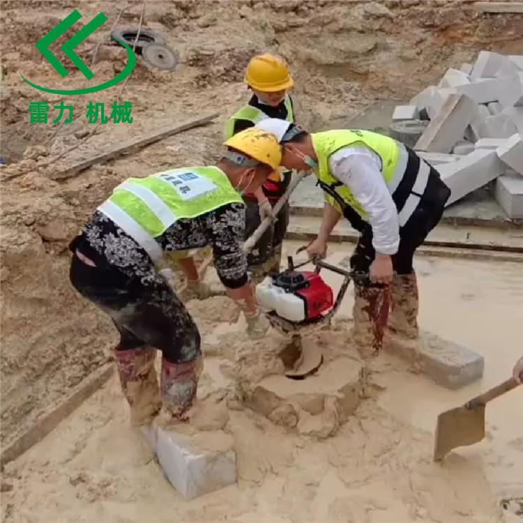 光伏太陽能打樁機埋管道地下鑽孔